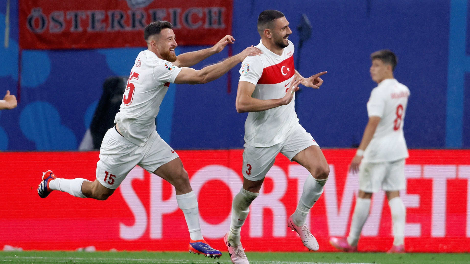 Merih Demiral Austria v Turkiye Round of 16 UEFA EURO 07022024 (Richard Sellers/Sportsphoto/Allstar via Getty Images)